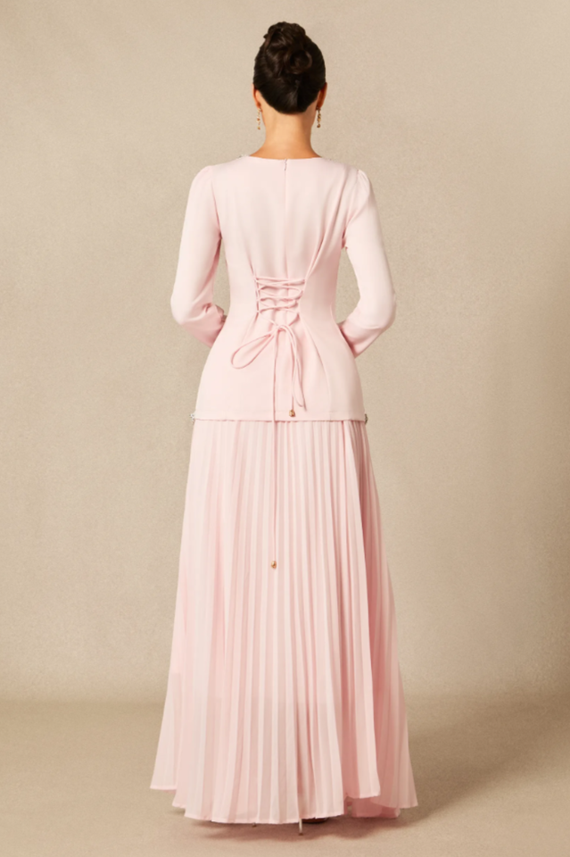 Women's Athena Top & Pleated Skirt Set