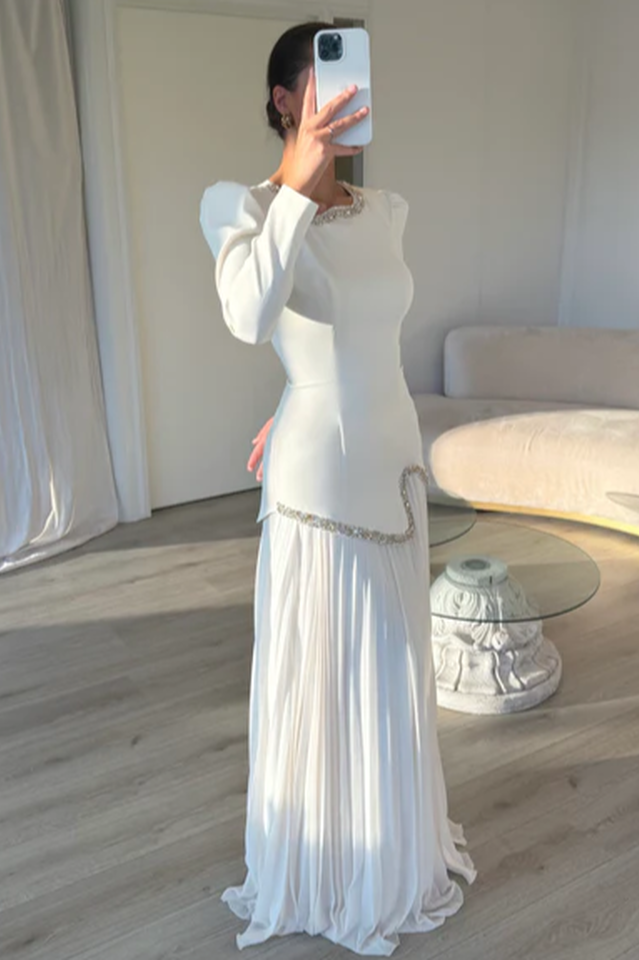 Women's Athena Top & Pleated Skirt Set