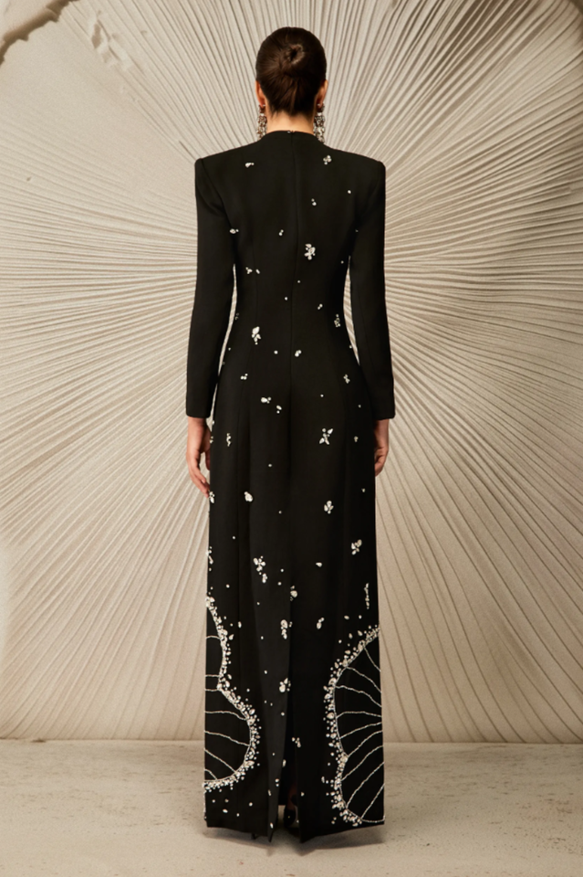 Women's Virginia Diamond Embellished Maxi Dress