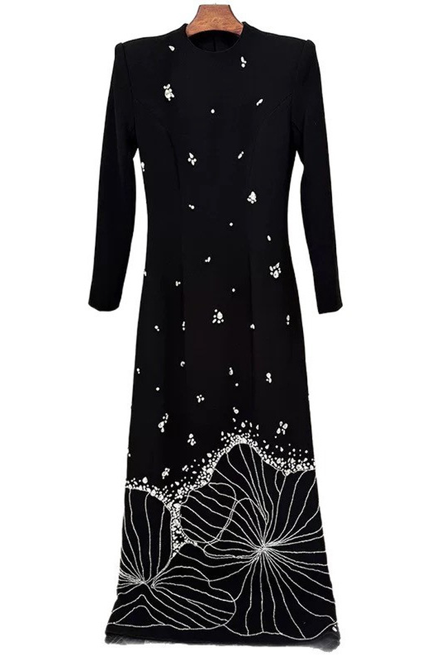 Women's Virginia Diamond Embellished Maxi Dress