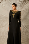 Women's Aria Embellished Long Sleeve Maxi Dress