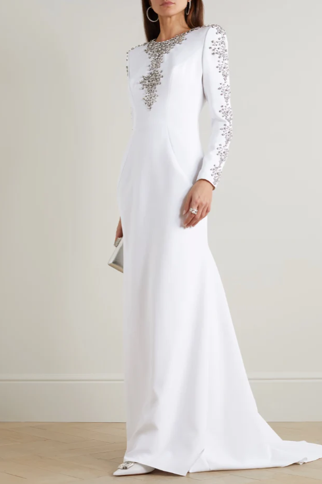 Women's Aria Embellished Long Sleeve Maxi Dress