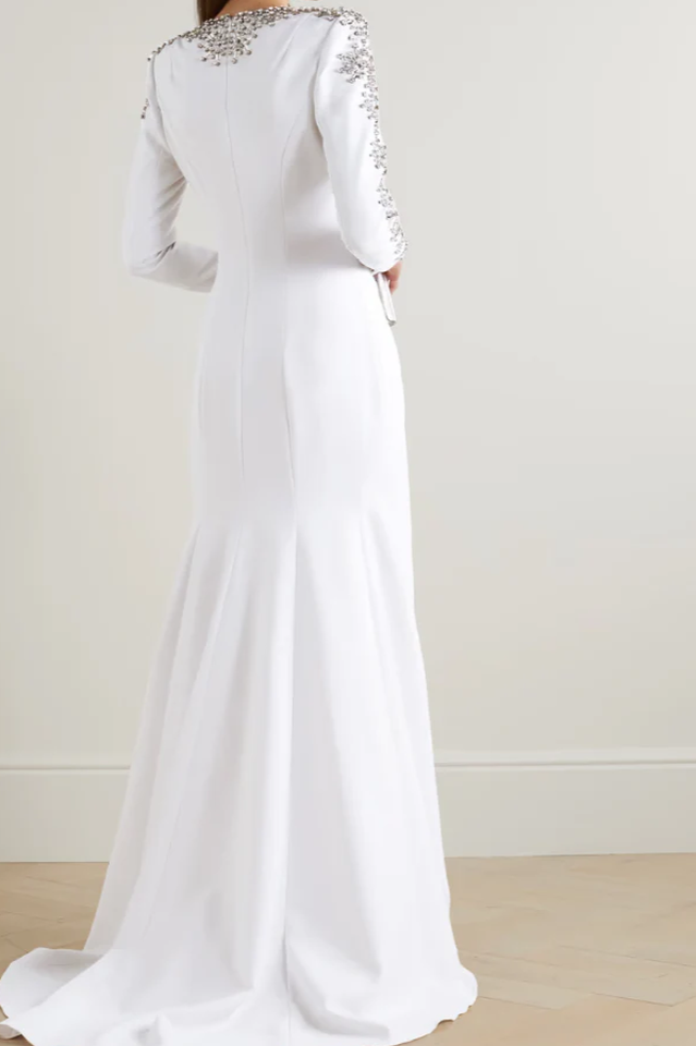 Women's Aria Embellished Long Sleeve Maxi Dress