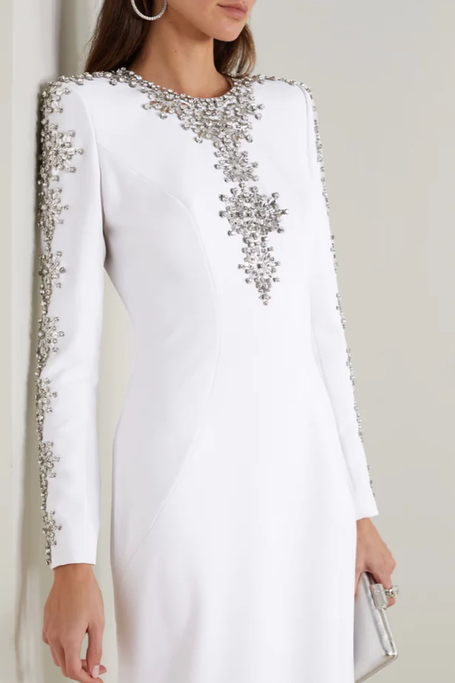 Women's Aria Embellished Long Sleeve Maxi Dress