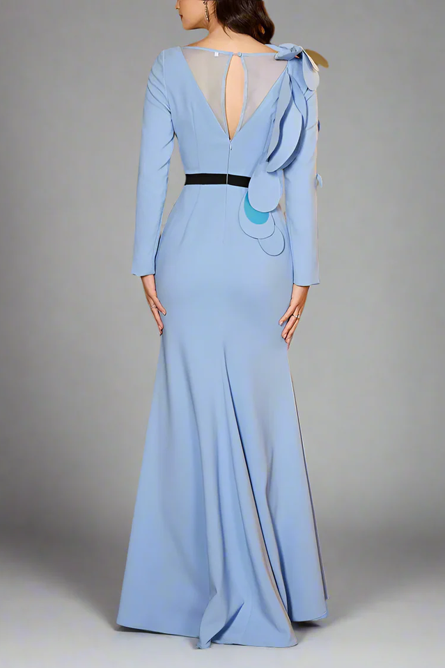 Women's Farein Applique Detail Gown