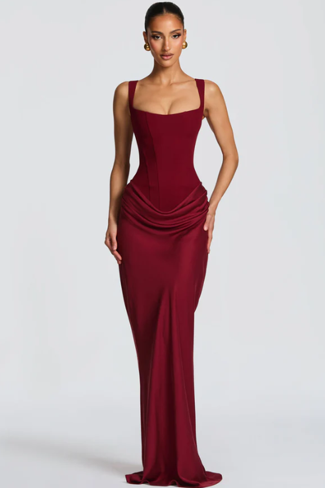 Women's Cornelia Maxi Dress Burgundy
