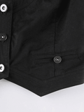 Women's Button Front Corset Top