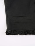 Women's Frill Trim Corset Top