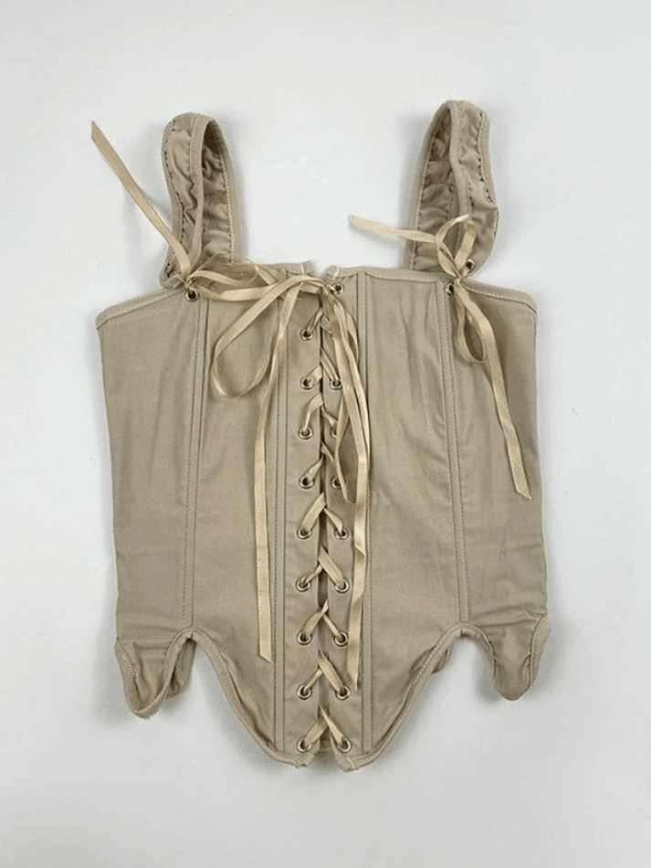 Women's Lace Up Corset Top