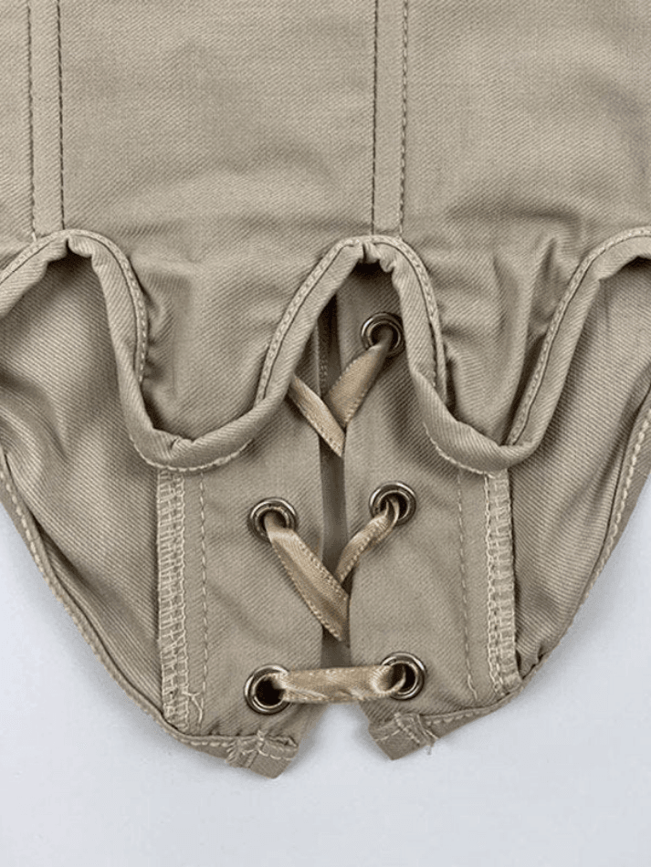 Women's Lace Up Corset Top