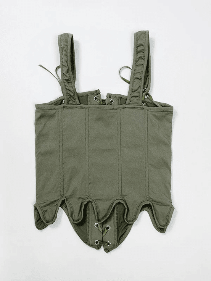 Women's Lace Up Corset Top