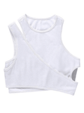 Women's Ribbed Crop Tank Top Set