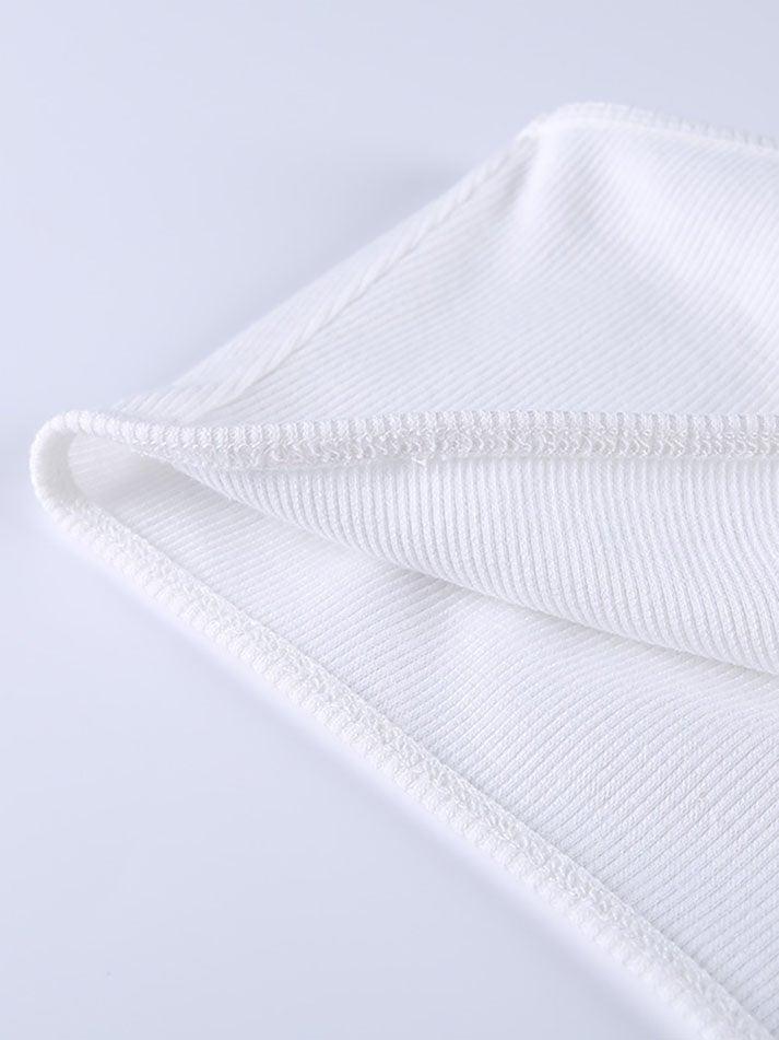 Women's Ribbed Crop Tank Top Set