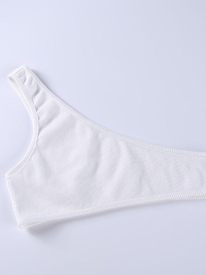 Women's Ribbed Crop Tank Top Set