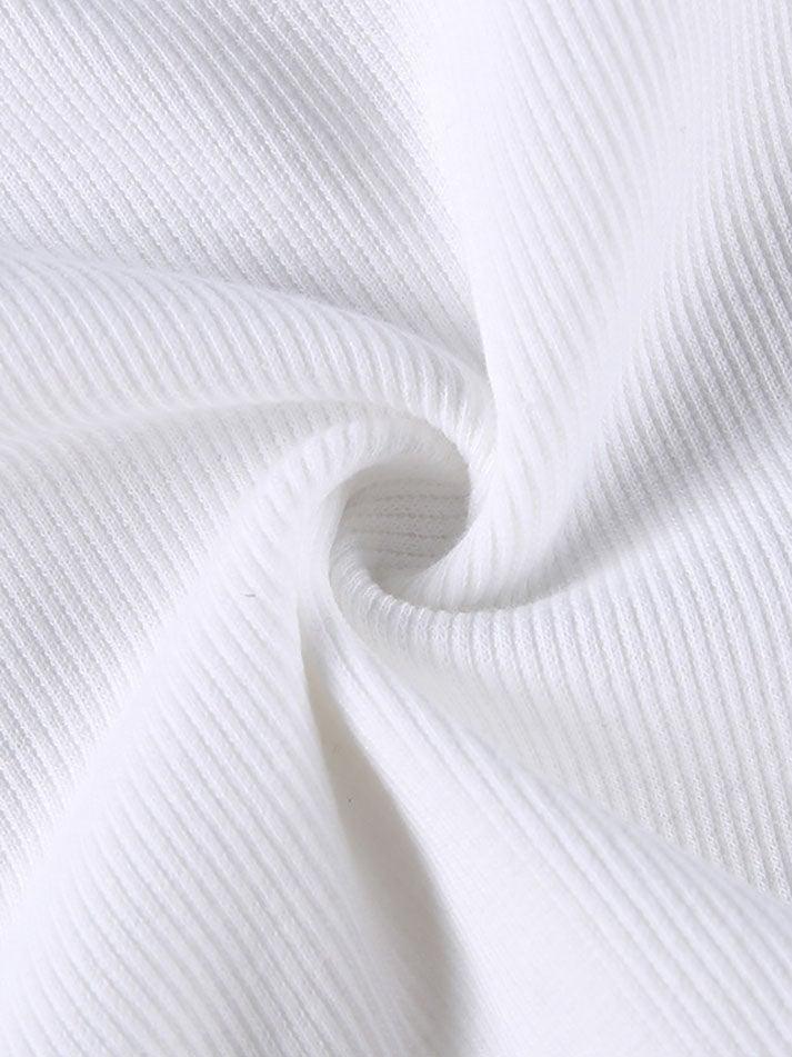 Women's Ribbed Crop Tank Top Set