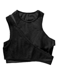 Women's Ribbed Crop Tank Top Set