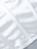 Women's Tie Front Satin Corset Top