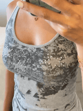 Women's Vintage Floral Star Print Tank Top