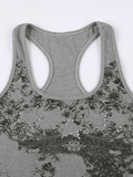 Women's Vintage Floral Star Print Tank Top
